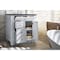 James Martin Vanities Bristol 30in Single Vanity, Bright White w/ 3 CM Charcoal Soapstone Quartz Top 157-V30-BW-3CSP - alternate 2